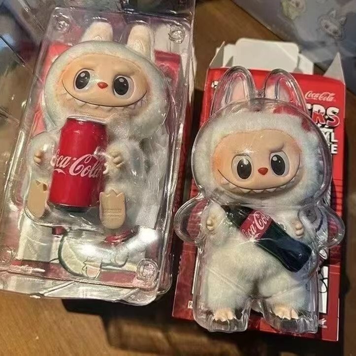 ラブブ コーラ 三代目ハートビート マカロンコーラシリーズ ビニールブラインドボックス ぬいぐるみ トレンド おもちゃ フィギュア ブラインドボックス|undefined