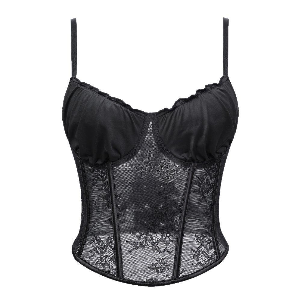 Top Corsé Modelador con Varillas de Nylon y Poliéster con Aros y Control de Abdomen image 6