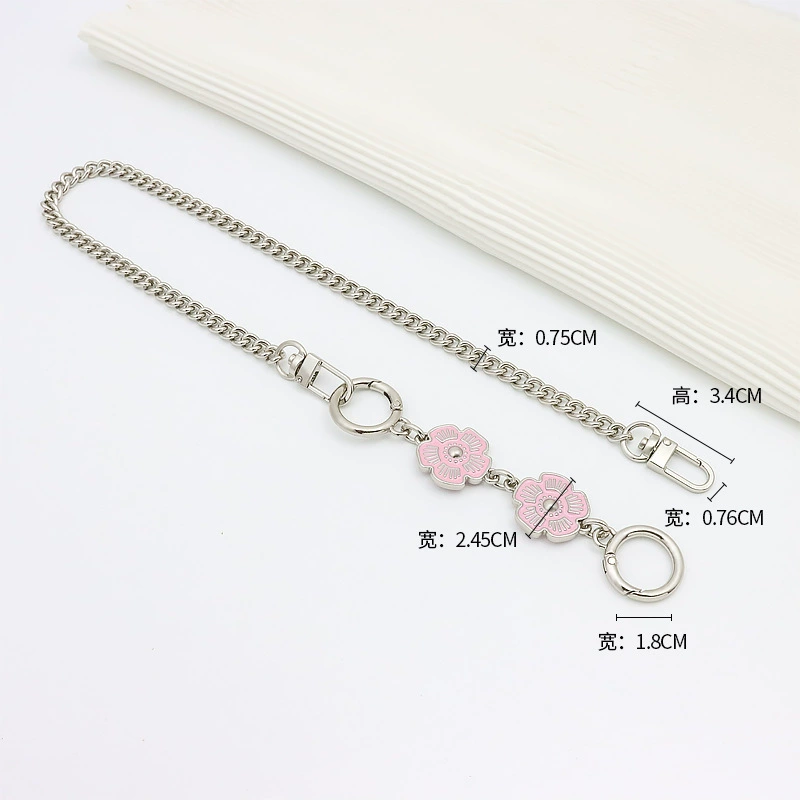 Kochi Xiangbule tabby Baccarat bag modified camellia extended decoration underarm lengthened shoulder strap chain accessories