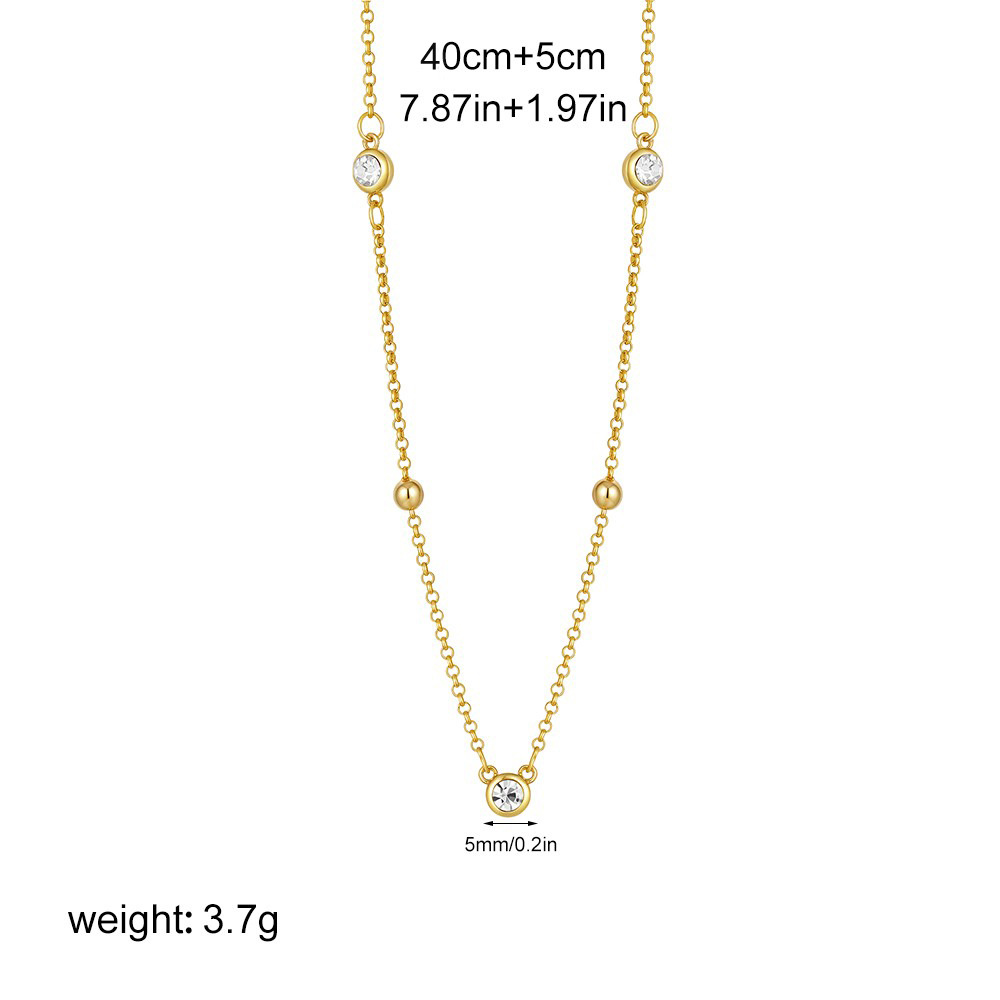 Geometric Simple Style Commute 304 Stainless Steel Pendant Necklace Plating Lobster Trigger Clasp Closure display picture 9
