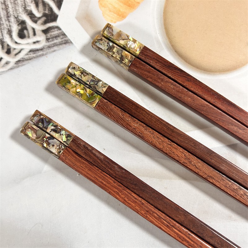 Solid Wood Sour Branches Color Shell Square Chopsticks Luminous Shellfish White Shellfish Chopsticks Redwood Chopsticks Household Chopsticks New Style Wooden Chopsticks Solid Wood Sour Branches Color Shell Square Chopsticks Luminous Shellfish White Shellfish Chopsticks Redwood Chopsticks Household Chopsticks New Style Wooden Chopsticks