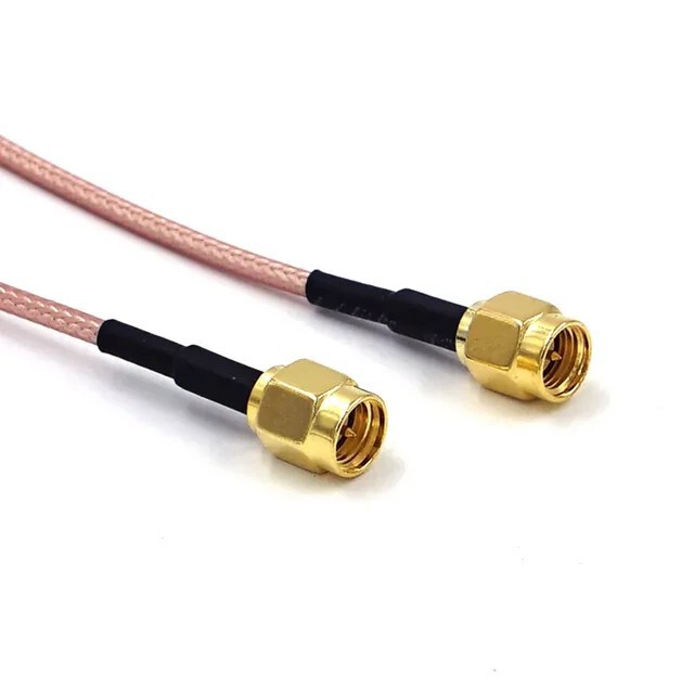 RF connection jumper SMA-JJ SMA revolution SMA revolution cable RG316 silver-plated cable 50cm RF connection jumper SMA-JJ SMA revolution SMA revolution cable RG316 silver-plated cable 50cm