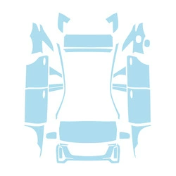 24-26 Models Cadillac Xt5 Invisible Car Cover Tpu Pre-Cut Paint Protection Film Anti-Scratch (Car paint protective film) - transparent-tpu-24-26-cadillac-xt5