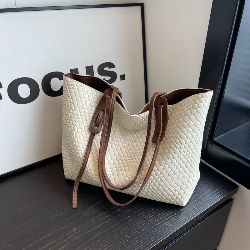 Borsa a spalla elegante da donna borsa a secchiello versatile_voghion.com