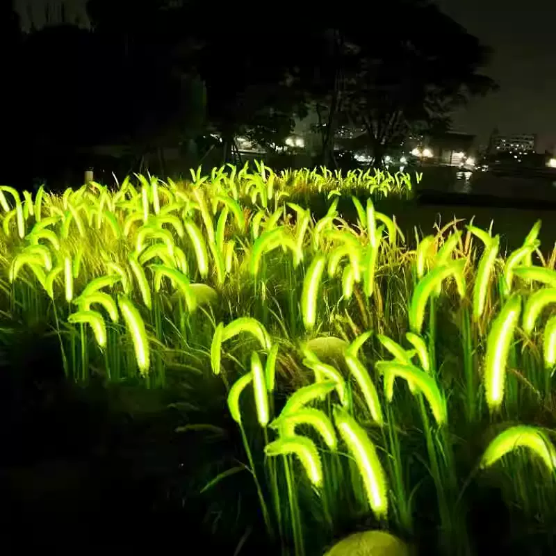 户外太阳能狗尾巴草灯公园景区广场庭院景观草坪装饰灯太阳能户外