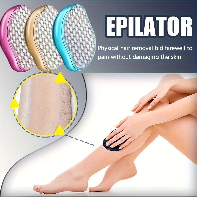 Cross-Border New Nano Glass Foot Grinding and Hair Removal Tool for Summer Manual Exfoliation and Hair Removal Without Hurting the Skin and Washable