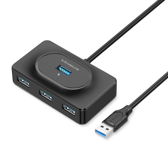 Cross-border usb3.0 high-speed hub hub one-to-four 4-port notebook hard disk docking station usb splitter
