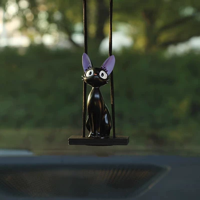 2026 New Model Car Decorations, Car ornaments - swing-model-big-black-cat