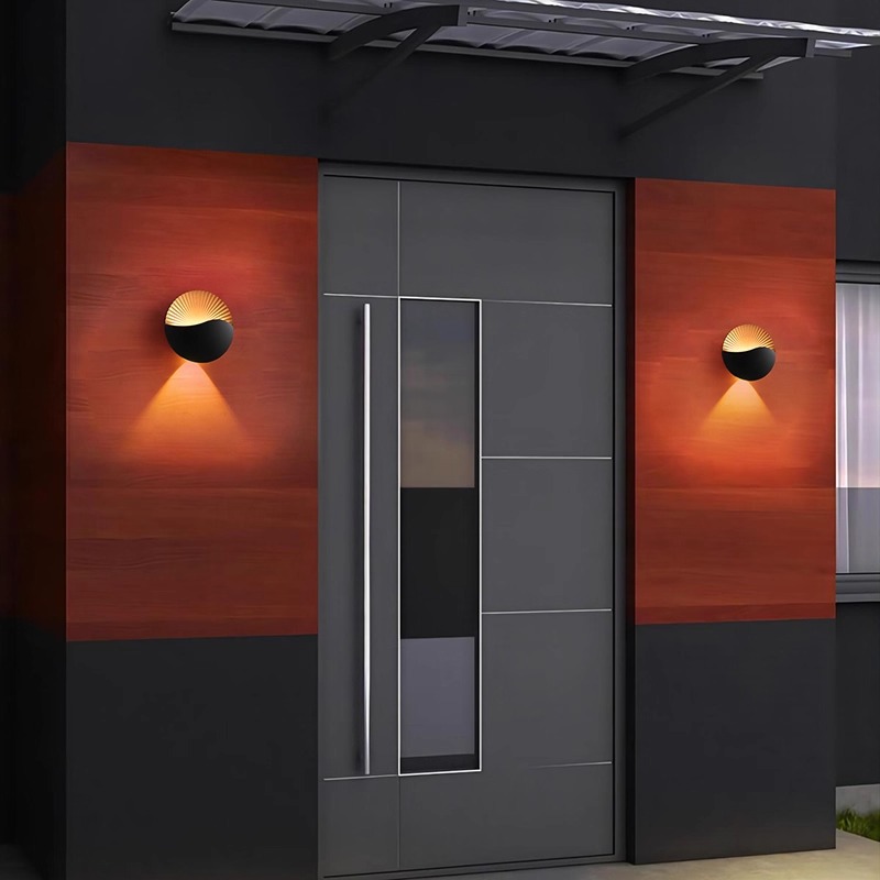 lámpara de pared al aire libre impermeable LED lámpara de pared lavable escalera moderna pasillo lámpara de pared patio lámpara de pared balcón lámpara de vestíbulo