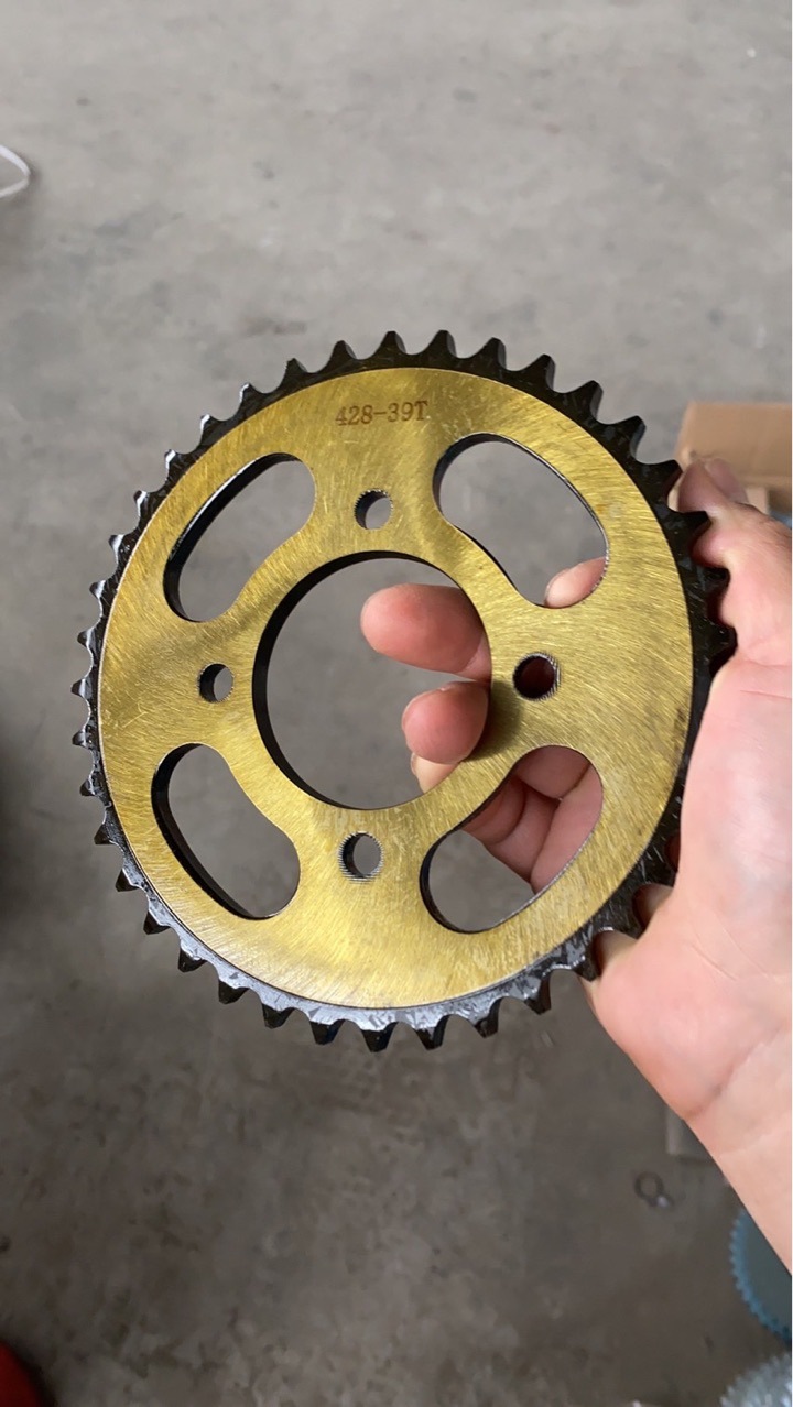 出口专用高品质齿轮 链轮 套齿 河北链轮 金色链轮