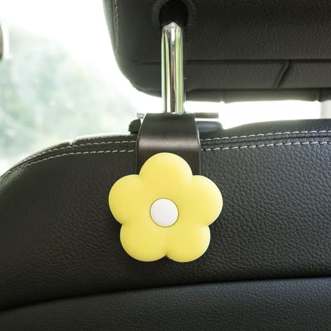 Productos de automóviles creativos, asiento trasero montado en el automóvil, gancho de asiento trasero, gancho de automóvil pequeño, lindo