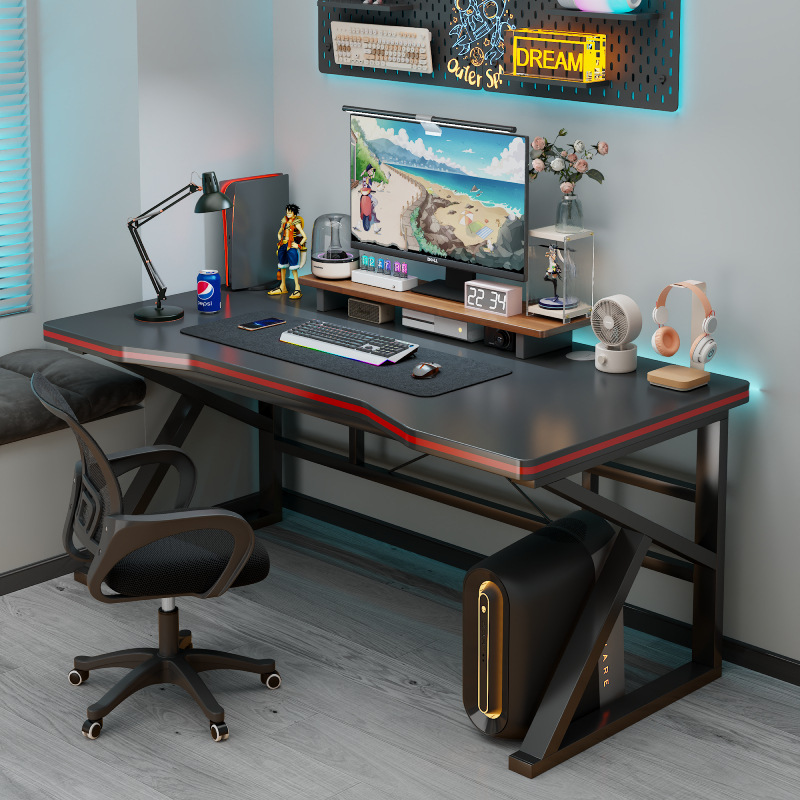 E-Sports Table Computer Table and Chair Desktop Home Bedroom Simple Table Student Study Table Work Table Desk Writing Table