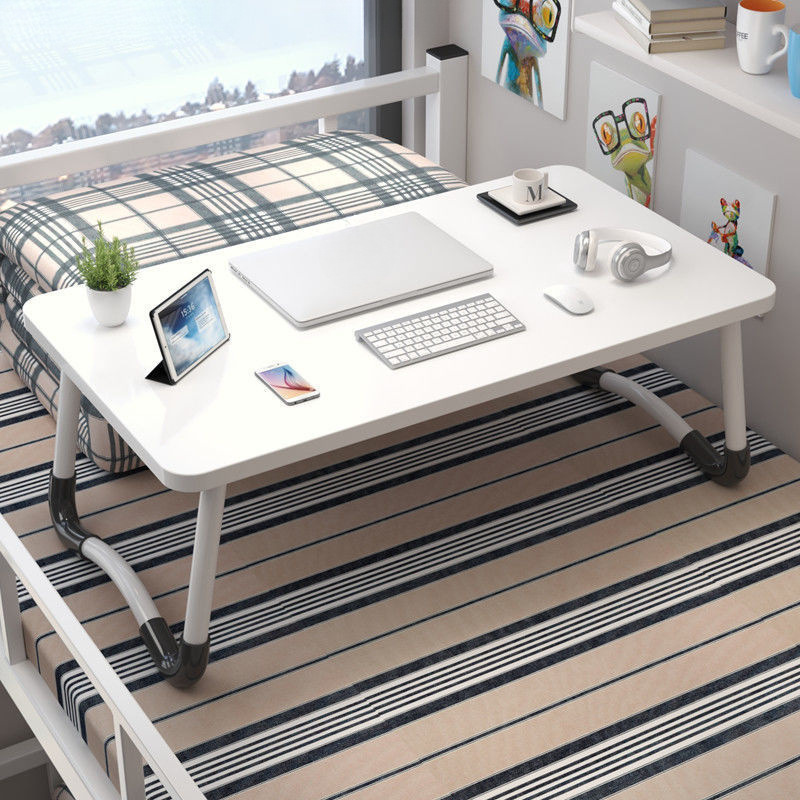 Heightened Bed Desk Student Dormitory Writing Home Computer Small Table Foldable Large Simple Bedroom