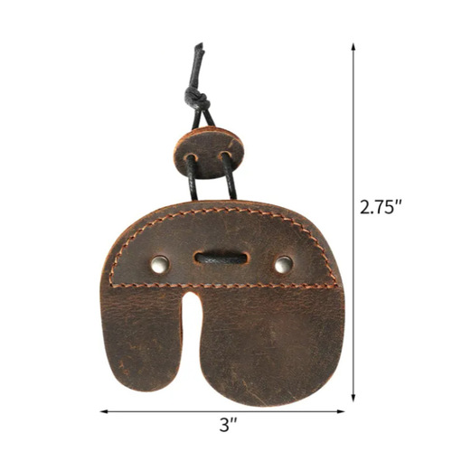 Amazon's same cowhide archery ring is suitable for recurve bow hunting finger protectors