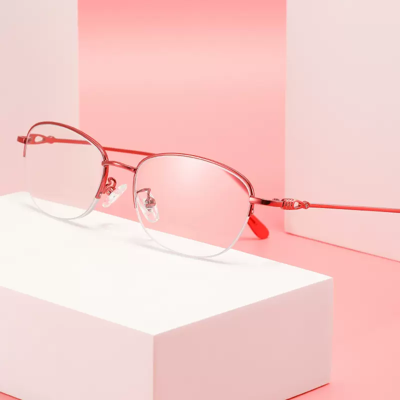 新款老人镜高级感女士显年轻老光镜超轻款素颜显瘦防蓝光老花眼镜