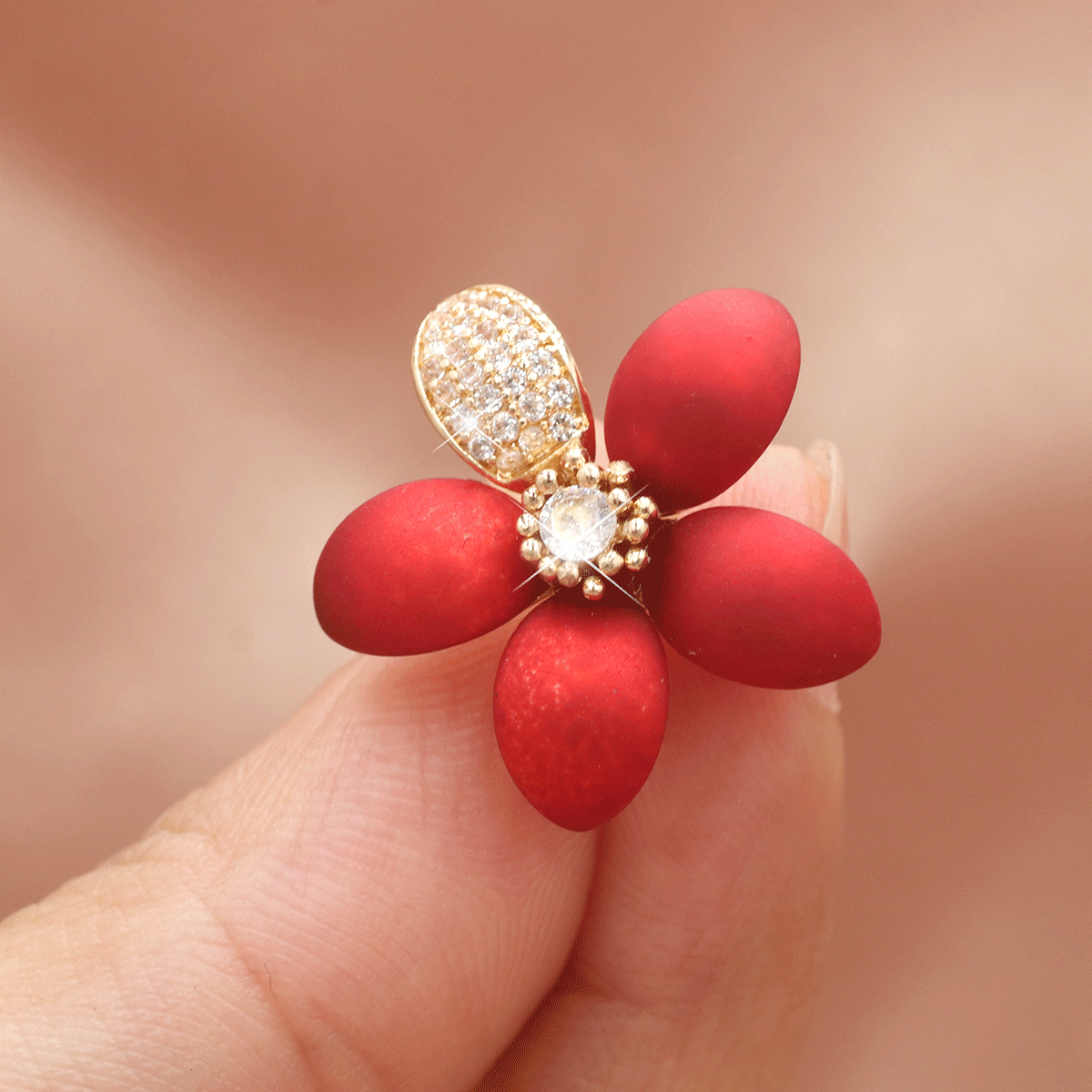 Red Anti-exposure Brooch Women, For Securing Clothing, Shirt Collar Pin, Corsage, Small Accessory, Wholesale From_voghion.com