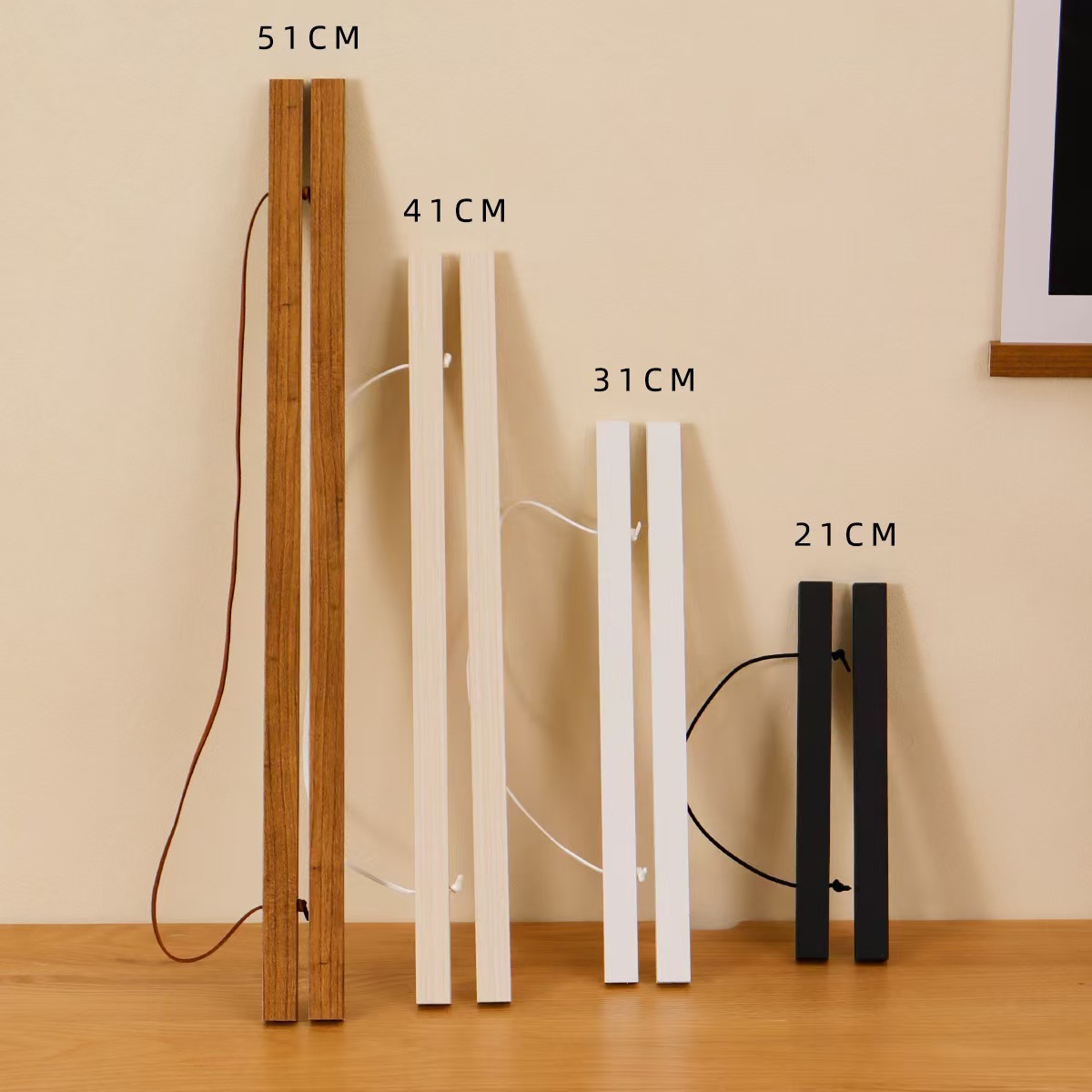 Wooden Magnetic Hanging Scroll Cross-Border Magnetic Poster Hanging Clip Decorative Painting Photo Frame Wholesale Light Luxury Hanging Scroll Frame Photo