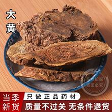 生大黄大黄片500g包邮马蹄大黄 磨大黄粉 新鲜干货无硫选