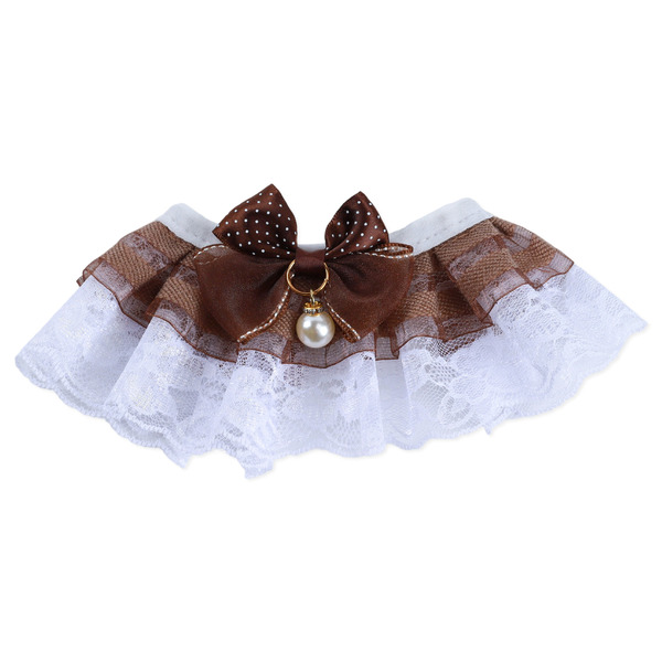 Eating bib with bow