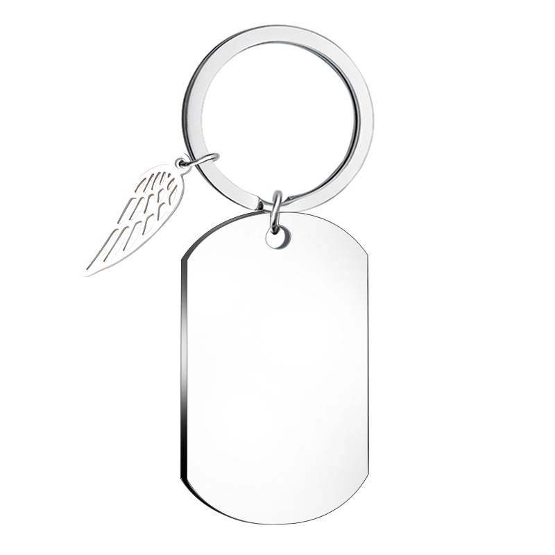 Simple Style Geometric Stainless Steel Unisex Bag Pendant Keychain display picture 4