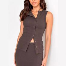 M 62061 sleeveless top set ��ɫ����̿����¿羳����ͨ��