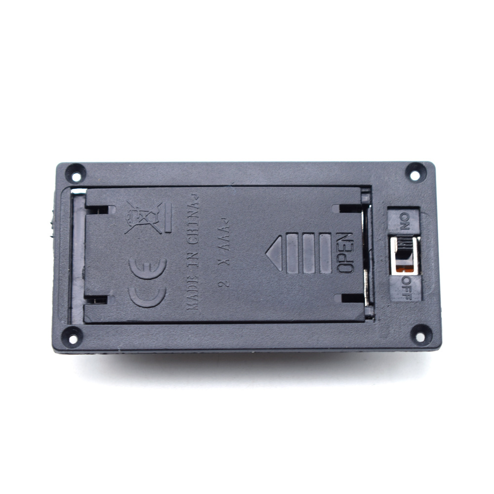 7号2节电池仓 卡扣位盖子免螺丝AAA塑胶外壳 手办工艺品电池盒