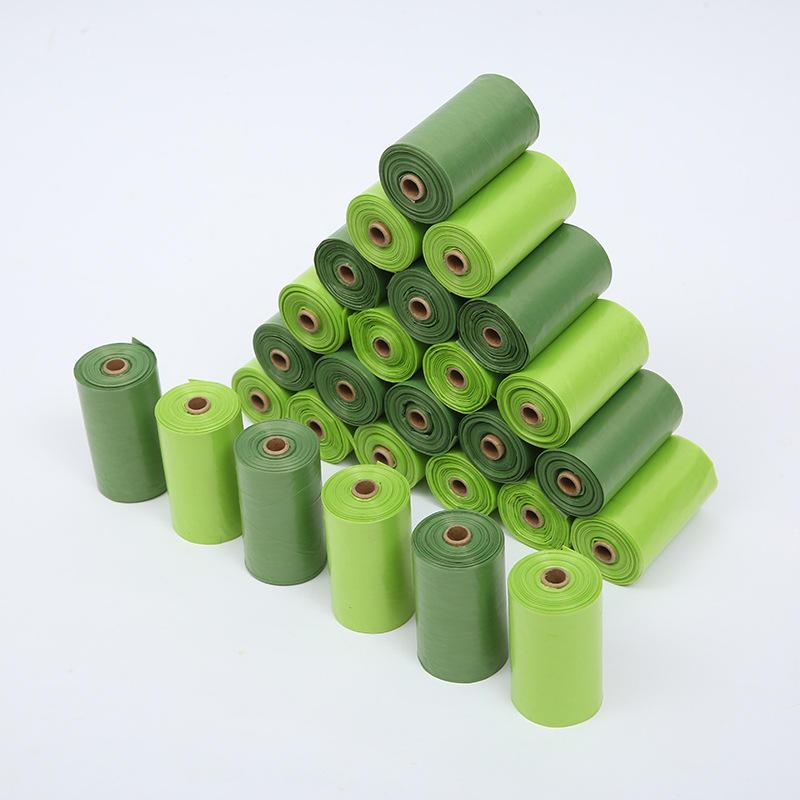 Wholesale Manufacturer of Export Cross-border Degradable Pet Waste Bags, Thickened Dog Picking Up Bags, Feces Bags, Dog Poop Bags