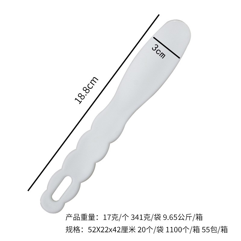 Consumibles dentales Cuchillo de mezcla de yeso de color Materiales dentales Materiales de impresión de yeso Cuchillo de ajuste de plástico