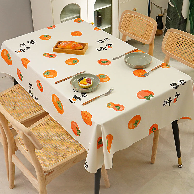 2024 new high luxury tablecloth waterproof oil-proof anti-hot wash-free PVC simple table cloth table cloth table cloth coffee table cloth