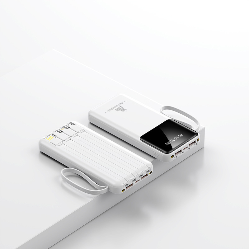 KCクロスボーダー卸売り自帯線大容量20000ミリアンペア充電宝便利移動電源印刷ロゴ|undefined