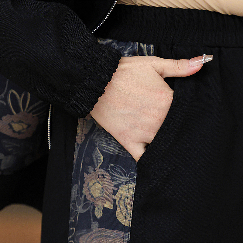 Women's Active Sports Set Spring Autumn Jacket And Trousers Two-piece_voghion.com
