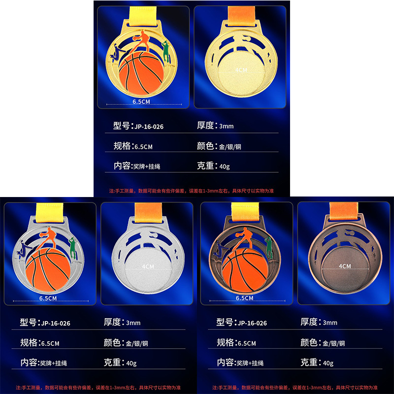 Fabricante de medallas personalizadas para diversos eventos deportivos, placas metálicas, medallas de oro, plata y bronce universales de gran venta transfronteriza para competiciones.
