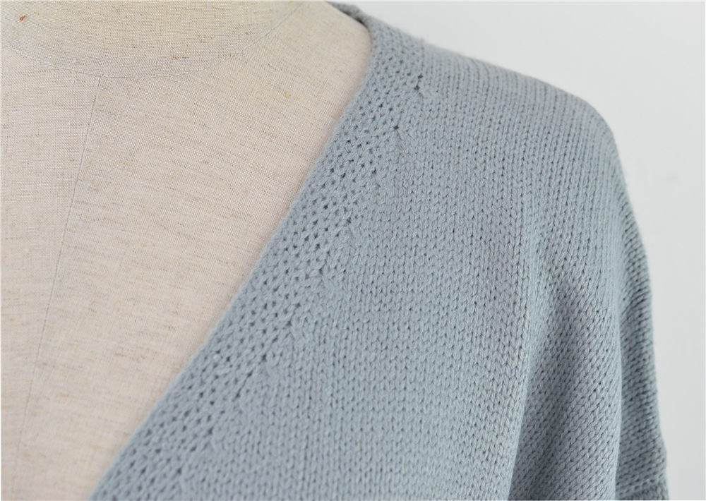 Women's Clothing patchwork loose large size sweater sweater jacket _voghion.com