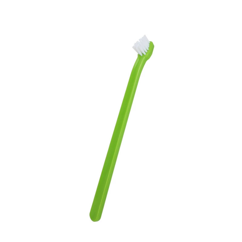 Fabricante fuente de productos para mascotas cepillo de dientes para mascotas cepillo de dientes de cabeza única cepillo de dientes para perros cepillo de dientes para gatos productos de limpieza oral para mascotas