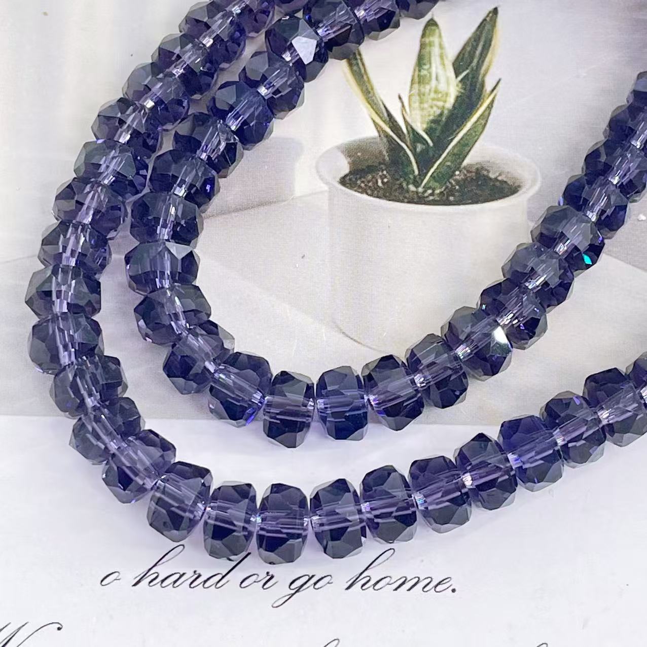 8mm Rainbow Wheel Jingjing Diy Jewelry Este embrión Vidrio Cristal Jewelry Pulsera Collar Moda Jewelry Accesorios dispersos