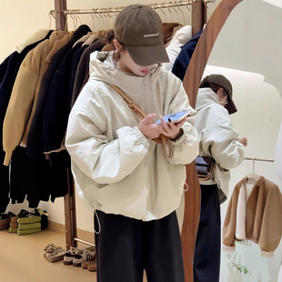 Cotton Thickened Jacket Women's Cotton-padded Jacket Autumn and Winter New 2024 Popular Loose Casual Thin Cotton Clothes