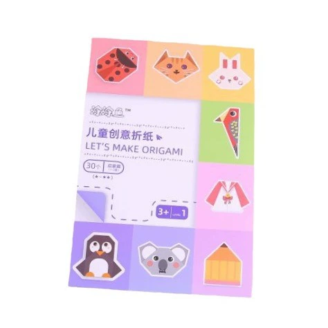 Children's three dimensional origami book, DIY, in 3d format, 3-6 years