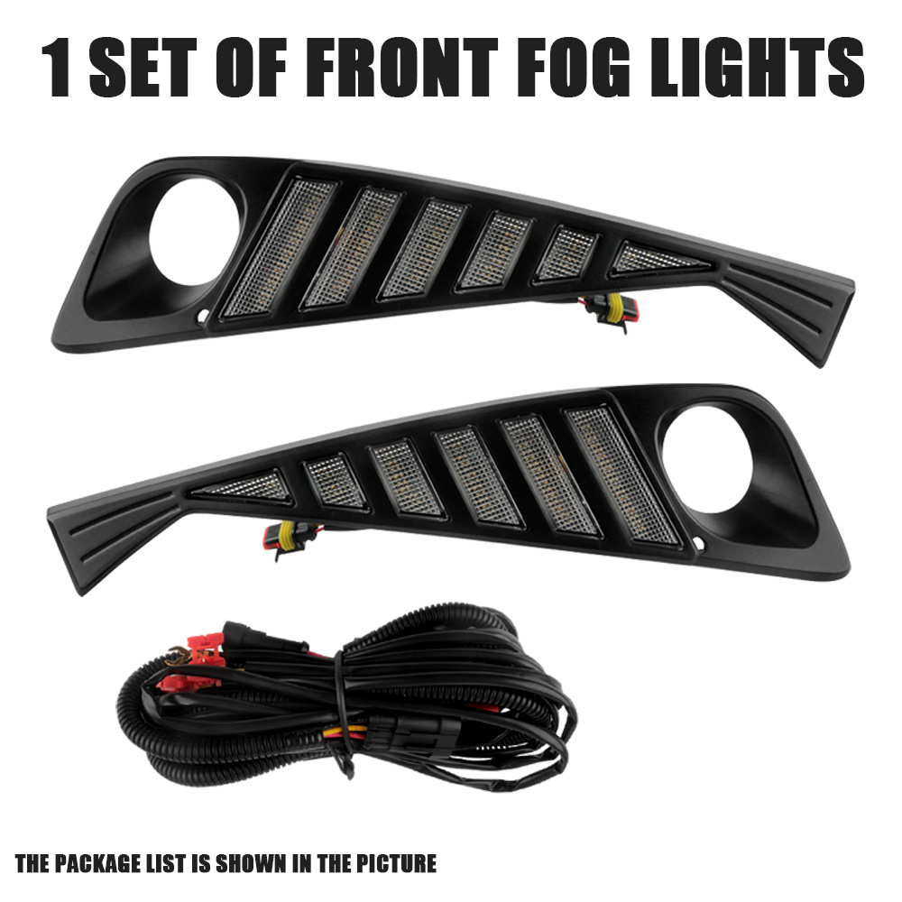 Aplicable a 2020 - Toyota C-HR Izze barra delantera luz diurna DRL nuevo conjunto de lámpara de niebla LED image 2