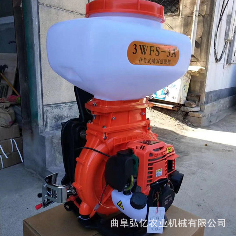 汽油多功能打药机农用施肥喷粉喷雾机花椒树消毒杀虫药粉抛洒器