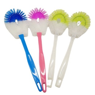 Bathroom Hanging Toilet Cleaning Brush Hard Bristle Easy to Clean Toilet Brush