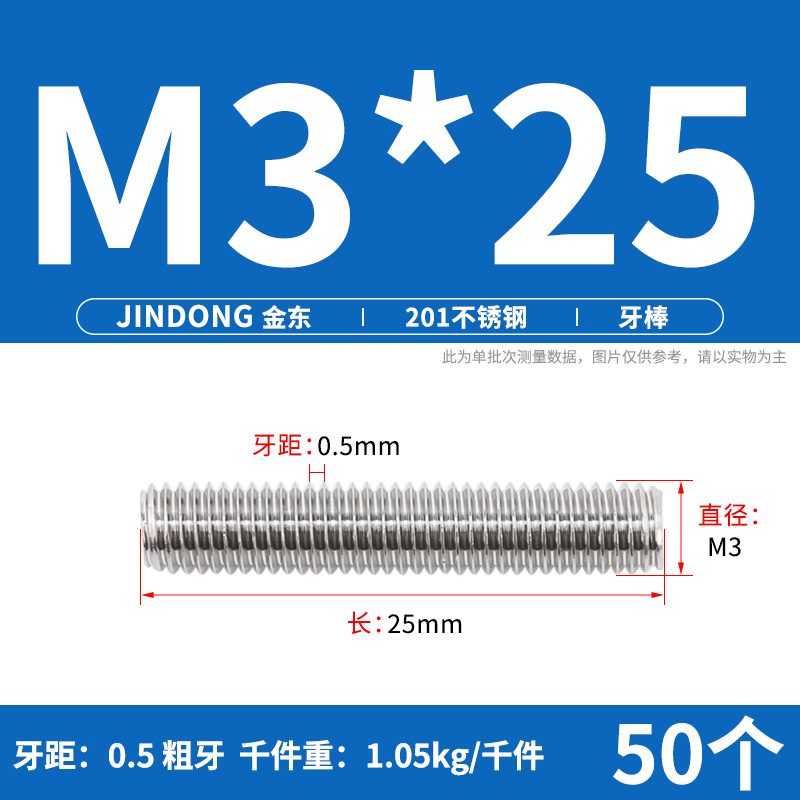 M3*25（50