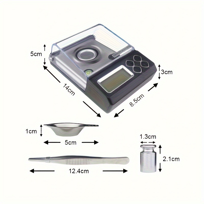 デジタルミリグラムスケール正確な0.001g/50g精密Mgクロスボーダー|undefined