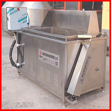 鱿鱼圈全自动油炸机 虎皮鸡爪油炸锅 全自动油炸撒子机