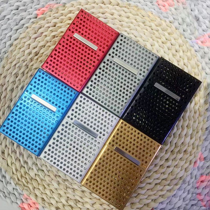 New Laifu Cigarette Box 20 Pack Hollow Cigarette Box Ultra-thin Aluminum Alloy Cigarette Box Cigarette Box Protection Box Wholesale