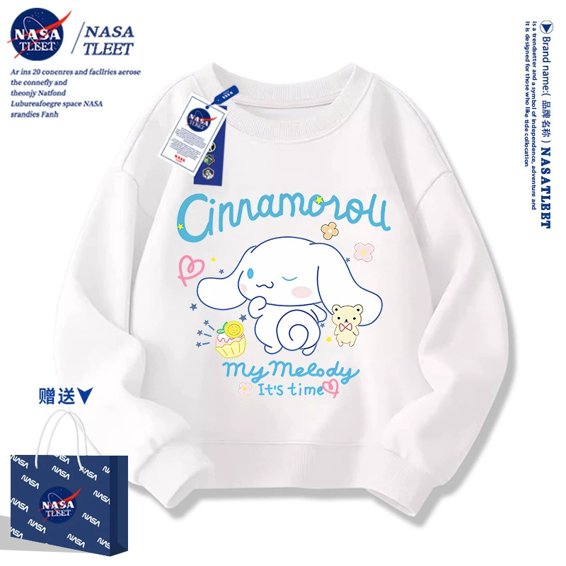 NASA совместимый новый мультяшный стиль студент верхняя одежда осень-зима милый песик Cinnamon dog Cinnamoroll толстовка