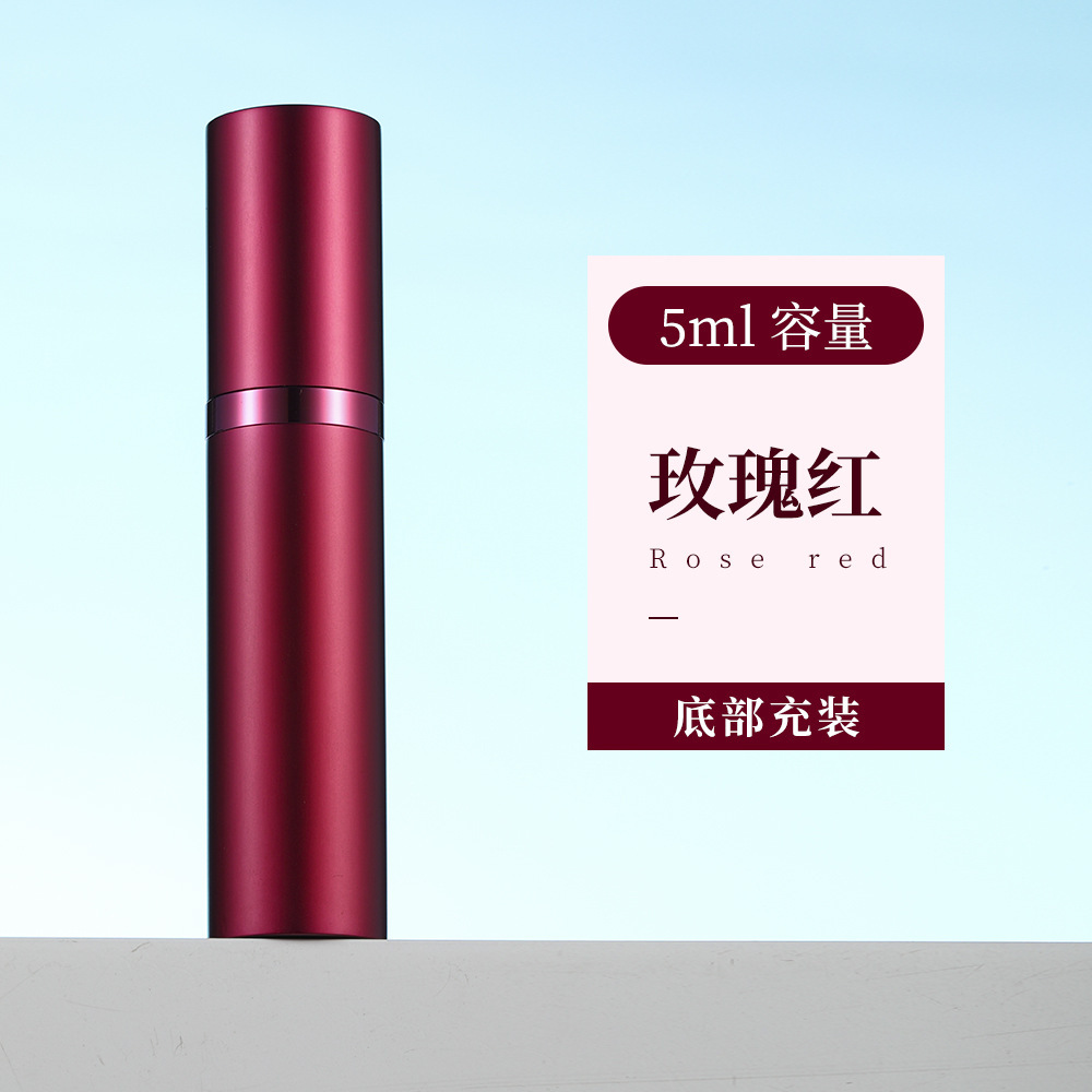 Botella de perfume recargable 5ml 10ml spray portátil de lujo