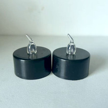 LED黑色电子蜡烛 万圣节鬼节复活节亚马逊热卖节日装饰蜡烛灯