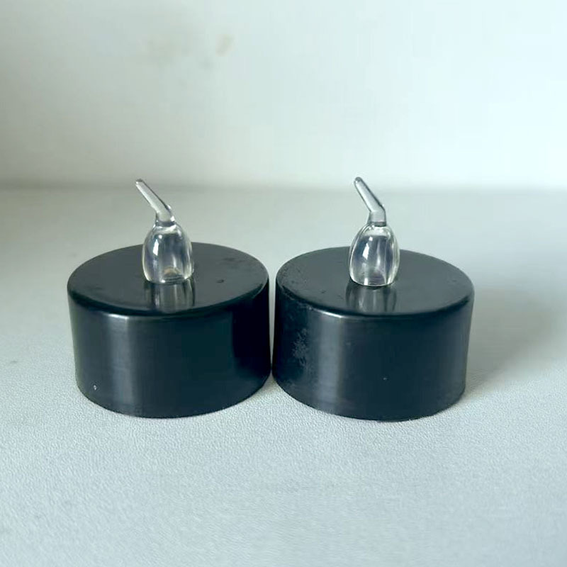 LED黑色电子蜡烛 万圣节鬼节复活节亚马逊热卖节日装饰蜡烛灯