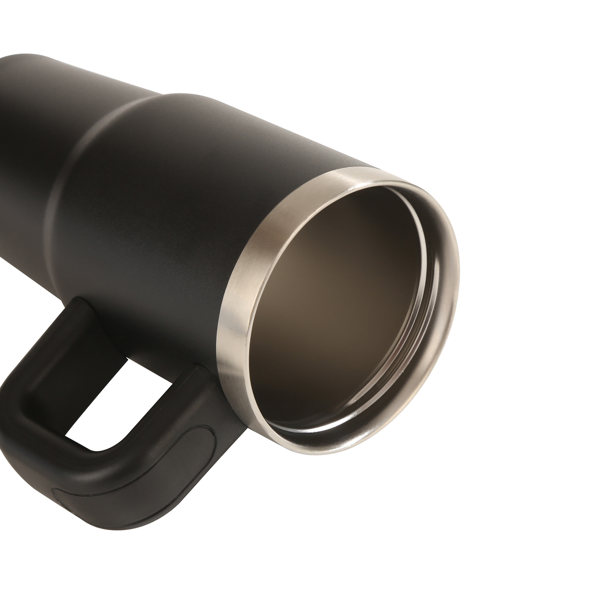 Comercio exterior 304 taza de coche de acero inoxidable taza de mango portátil mini taza de aislamiento creativo taza de coche al aire libre al por mayor