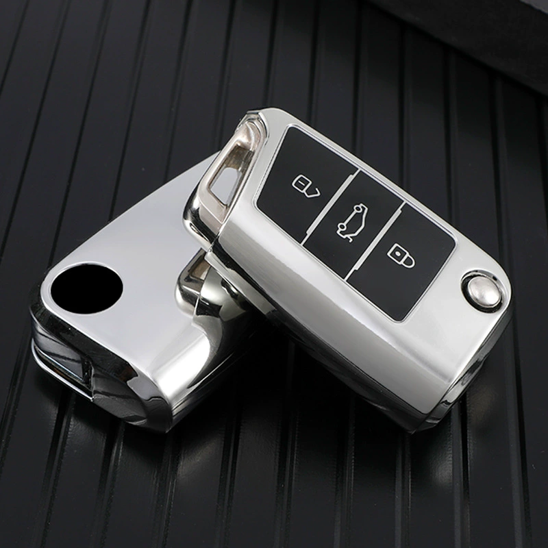 Чехол для ключей Volkswagen подходит для Langyi Tiguan Bora tanyue чехол для ключей от автомобиля для гольфа, винил из ТПУ